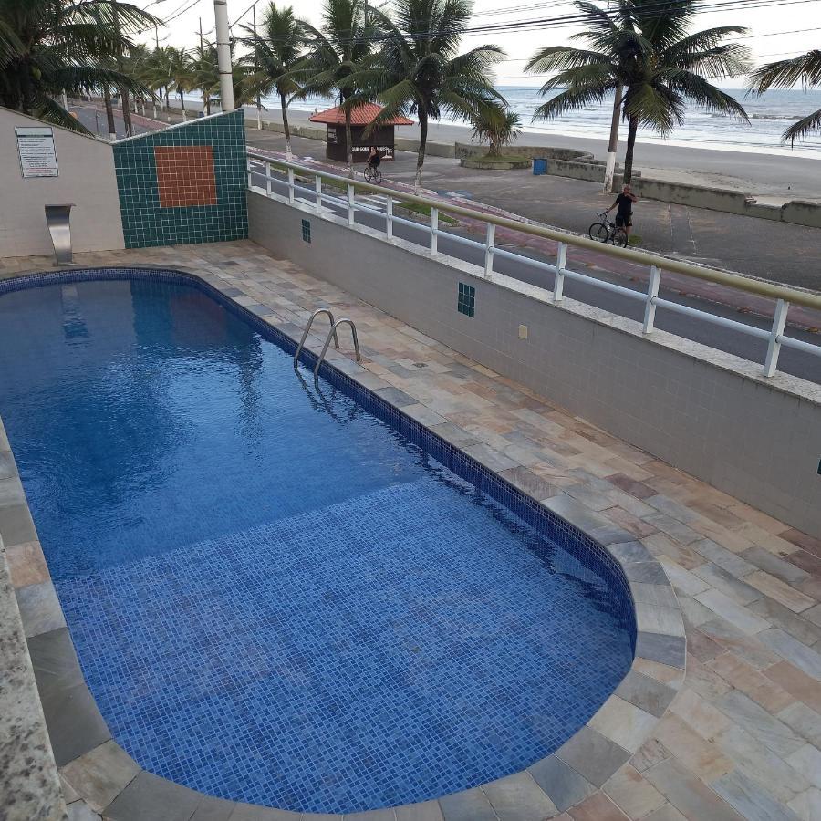Otimo Apartamento Condominio Frente A Praia Mongaguá Esterno foto